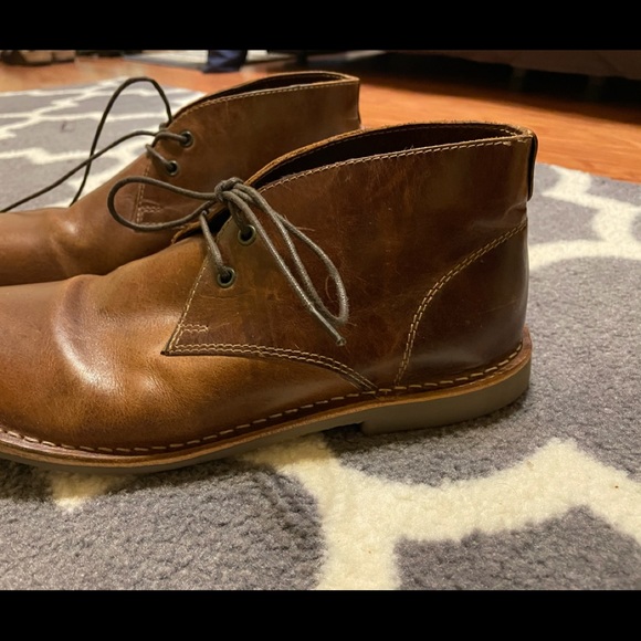 Brown Leather Chukka Boots main image 4